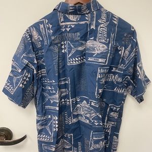 Quicksilver Mens Large Aloha Shirt